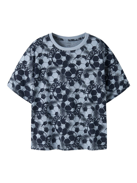 T-shirt Veldo Fotboll Aop  Blå