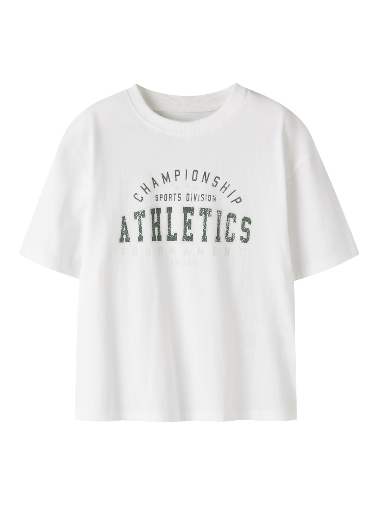 T-shirt Kortärmad Athletics Valix Vit