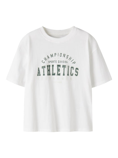 T-shirt Kortärmad Athletics Valix Vit