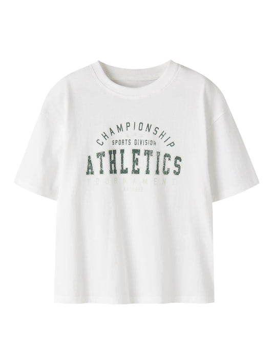 T-shirt Kortärmad Athletics Valix Vit