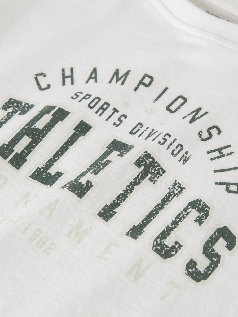 T-shirt Kortärmad Athletics Valix Vit