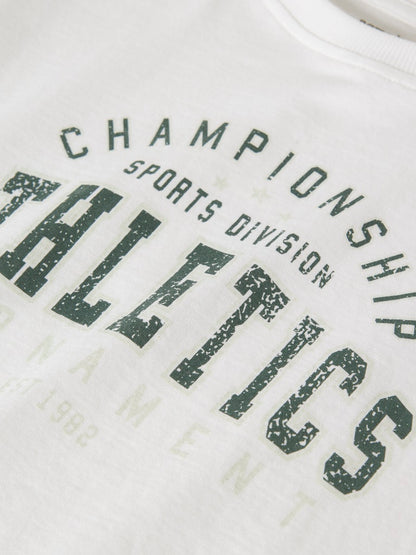 T-shirt Kortärmad Athletics Valix Vit