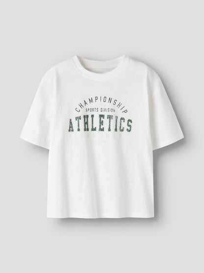 T-shirt Kortärmad Athletics Valix Vit