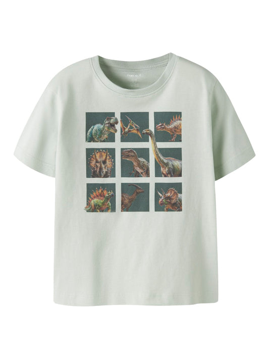 Kortärmad T-shirt Voto Dinosaurier Grön