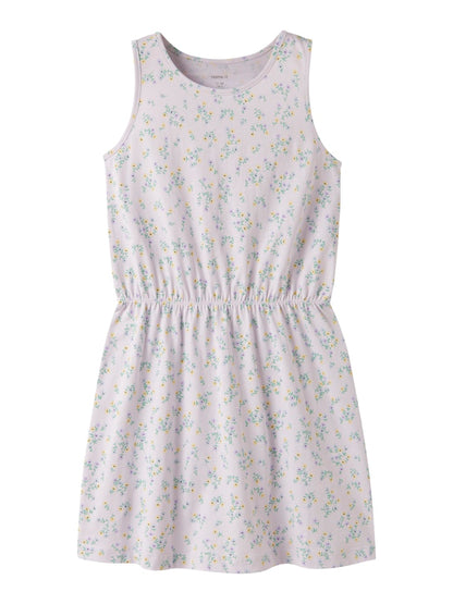 Klänning Vigga K Blommor Lila