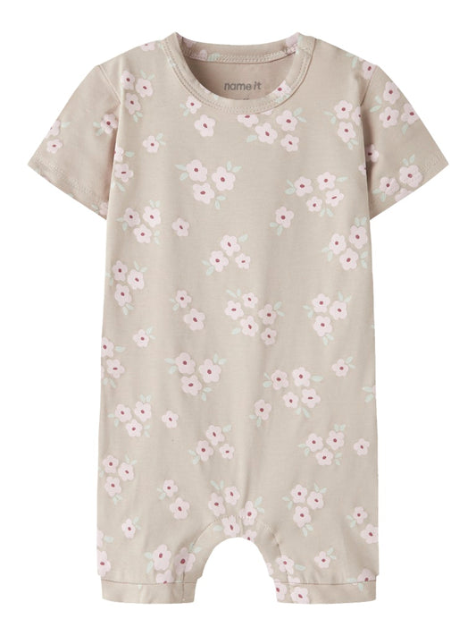 Byxdress Vandora Mönstrad Blommor Beige