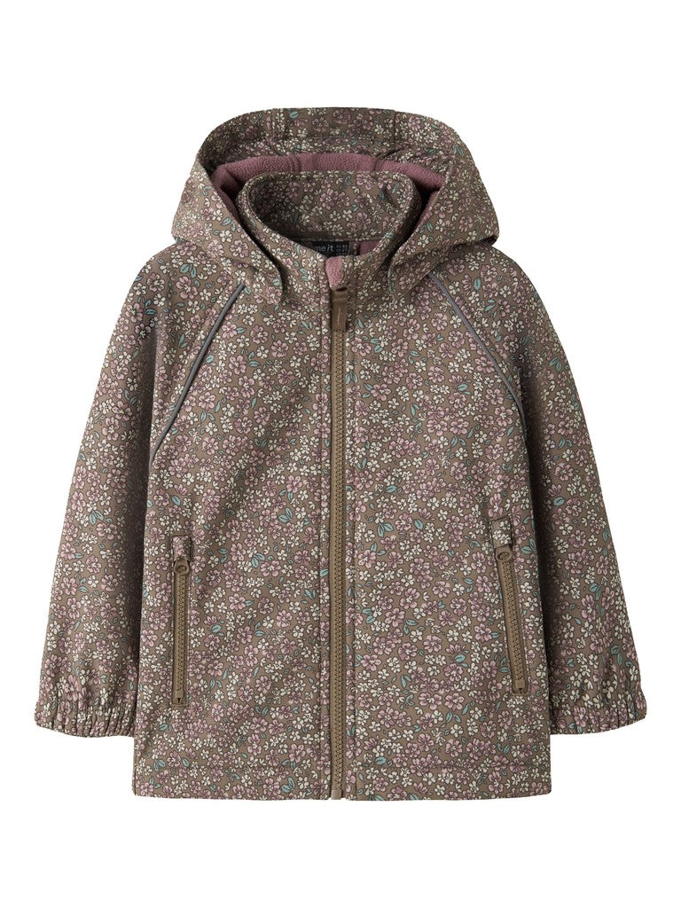 Softshell Jacka Vattentät Alfa08 Blommor Brun