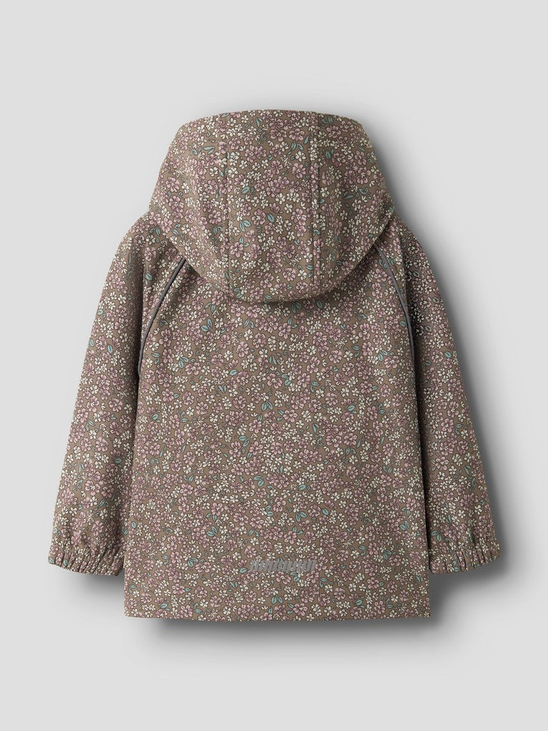 Softshell Jacka Vattentät Alfa08 Blommor Brun