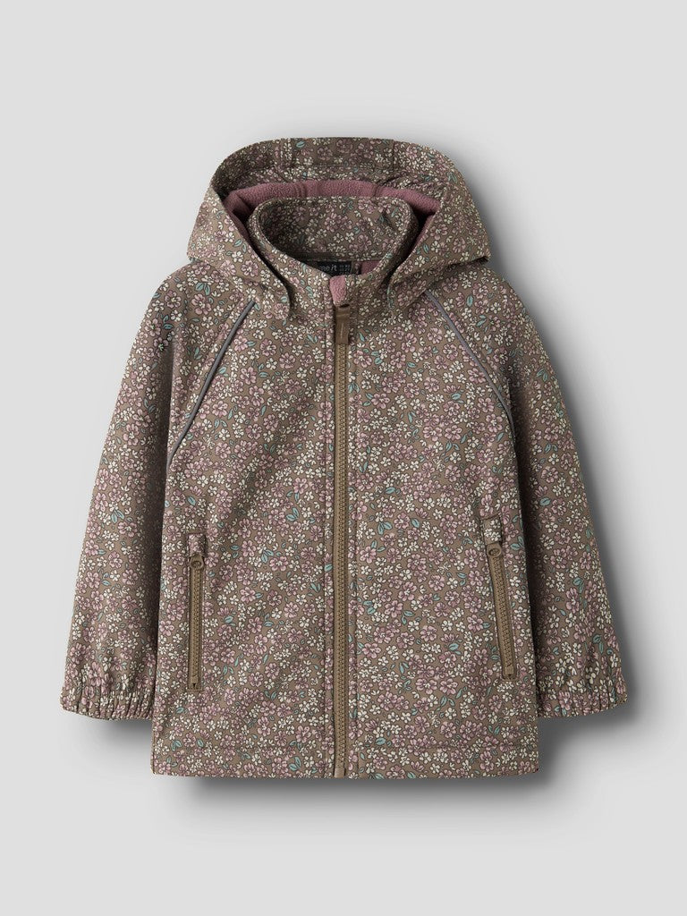 Softshell Jacka Vattentät Alfa08 Blommor Brun
