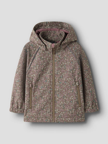 Softshell Jacka Vattentät Alfa08 Blommor Brun