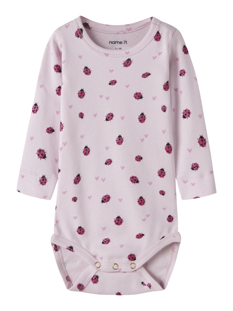 Body Långärmad Haline Nyckelpigor Rosa