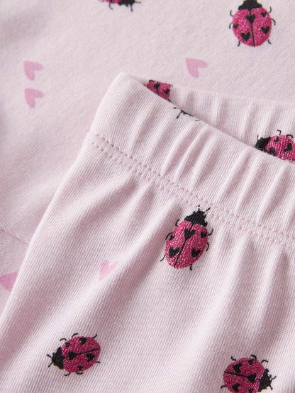 Cykelbyxa/Korta Leggings Haline Nyckelpigor Rosa