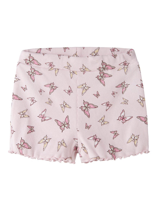 Shorts Ribbade Vemma Fjärilar Rosa