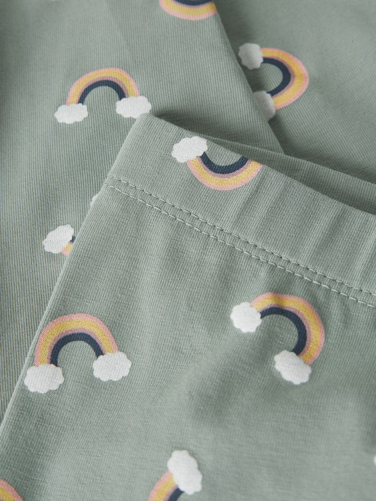 Leggings Vivian Regnbåge Grön