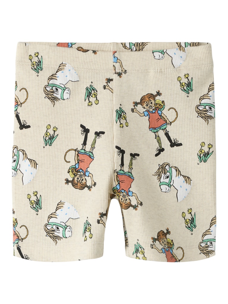 Shorts Cykelbyxa Pippi Långstrump Ribbade Mara Rosa