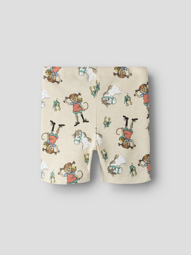 Shorts Cykelbyxa Pippi Långstrump Ribbade Mara Rosa