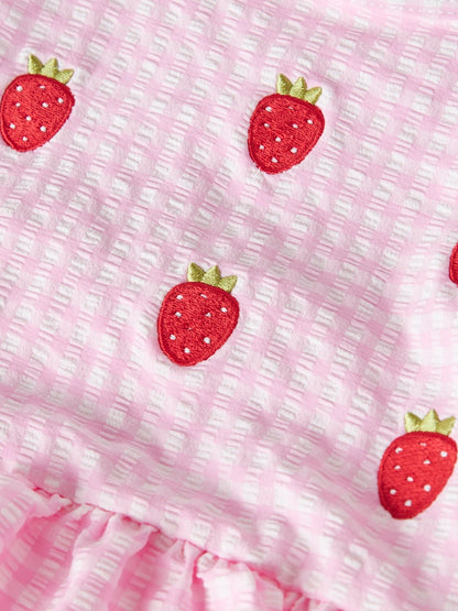 Baddräkt Zammer Jordgubbar Rosa