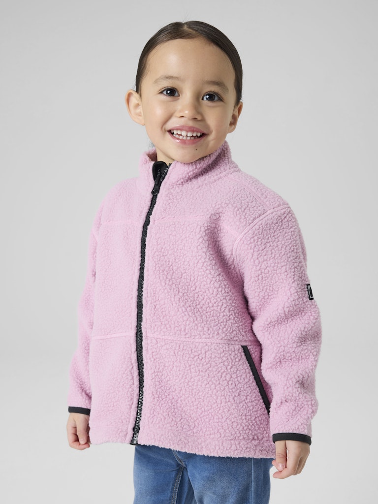 Jacka Teddy Bulina Enfärgad Rosa