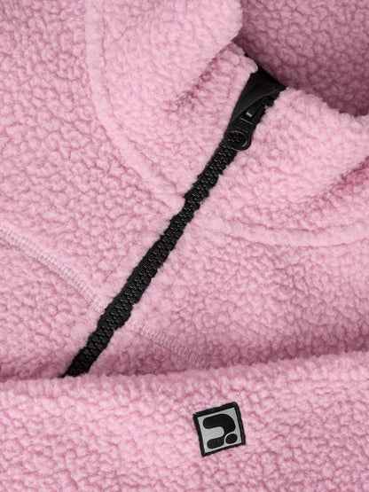 Jacka Teddy Bulina Enfärgad Rosa