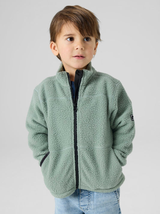 Jacka Teddy Bulin Enfärgad Grön