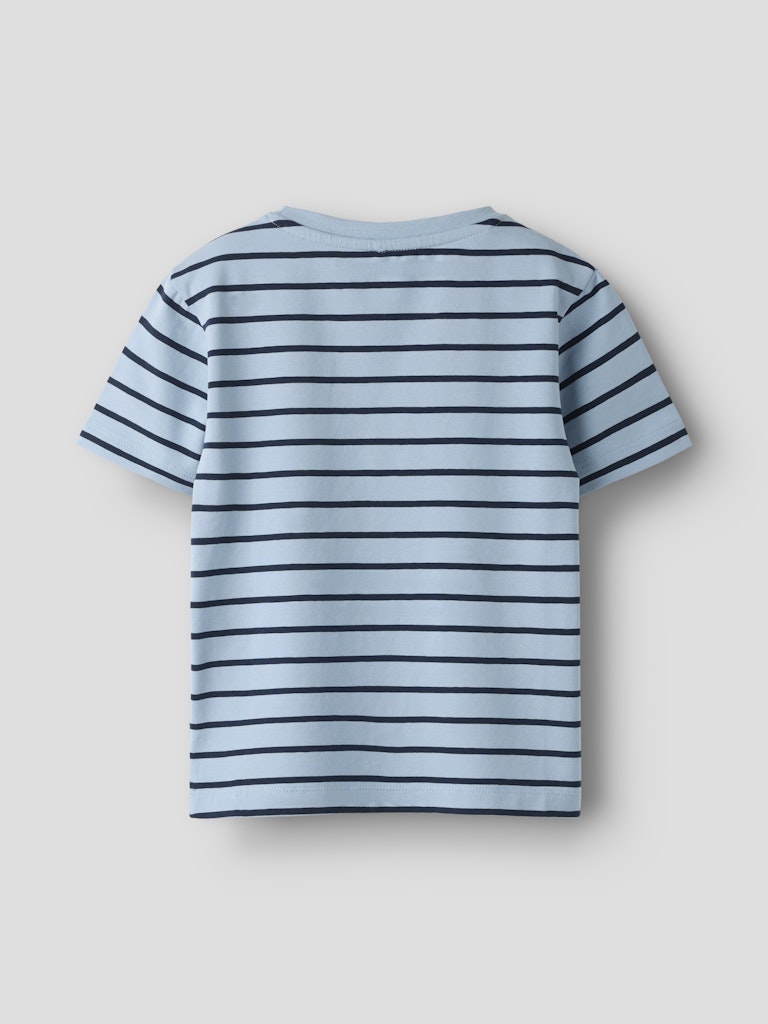 T-shirt Kortärmad Emil Randig Miall Ljusblå