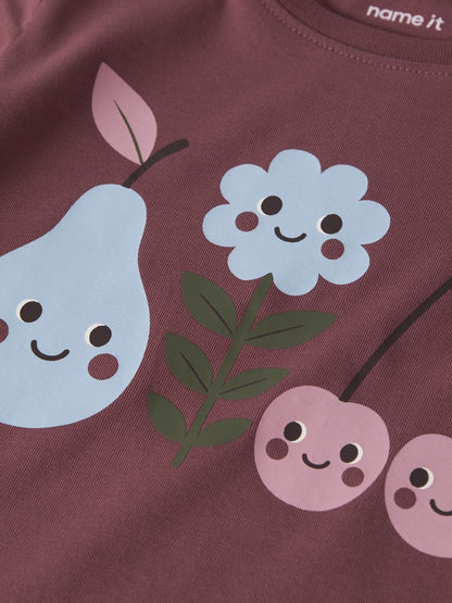 Långärmad Topp Vix Frukter Rosa