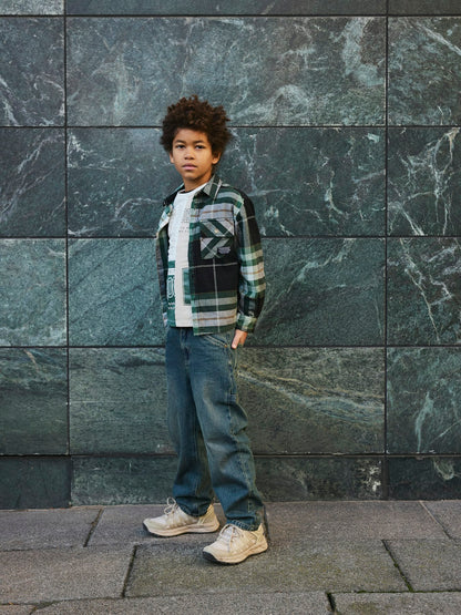 Overshirt Norris Flanell Rutig Grön