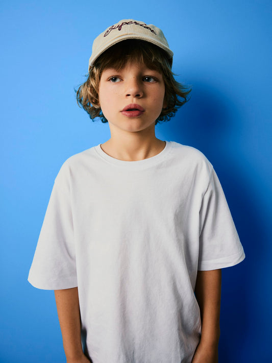 T-shirt Vobbo K Kortärmad Enfärgad Vit