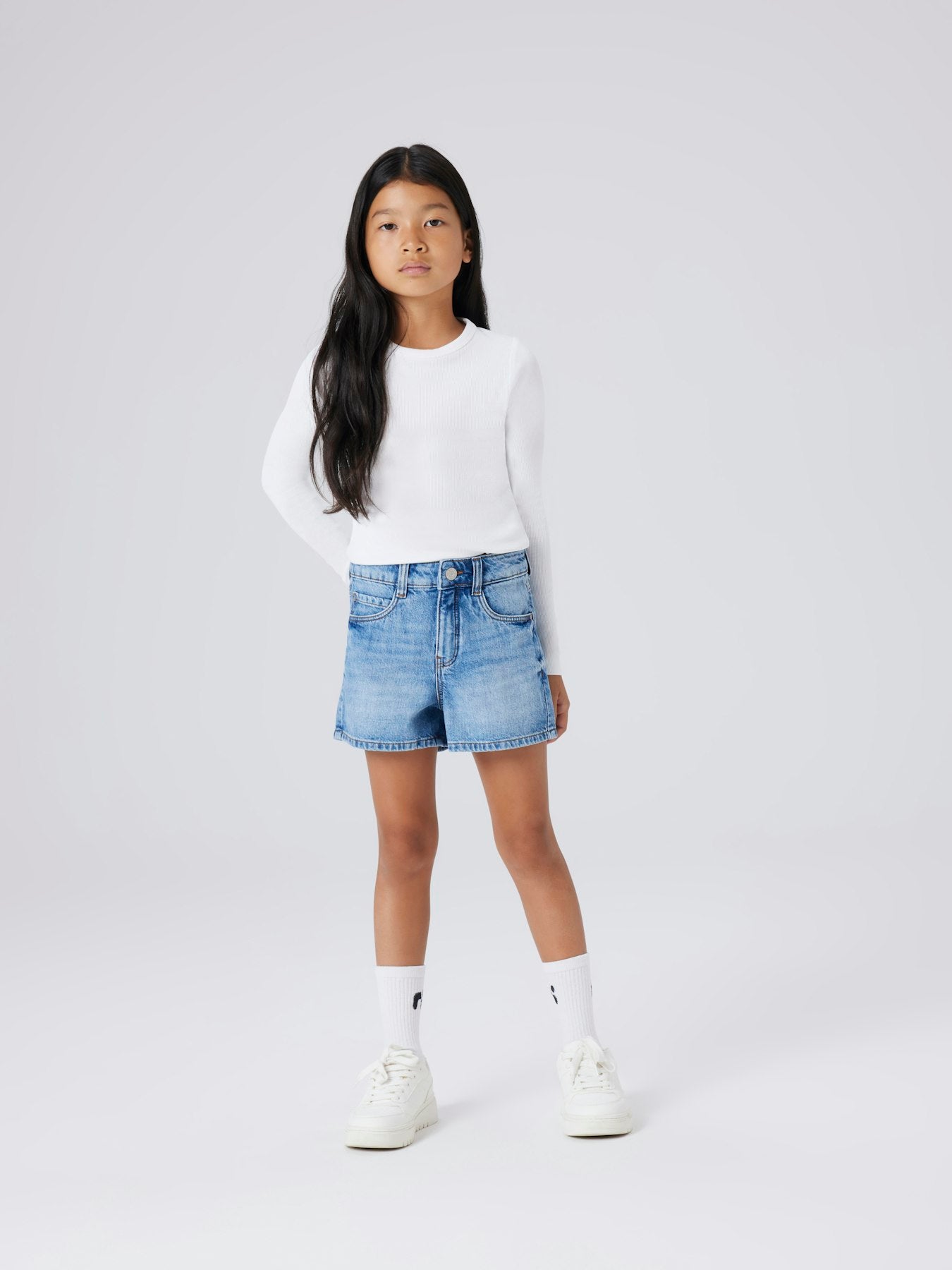 Jeansshorts Rose  Medum Tvätt Blå