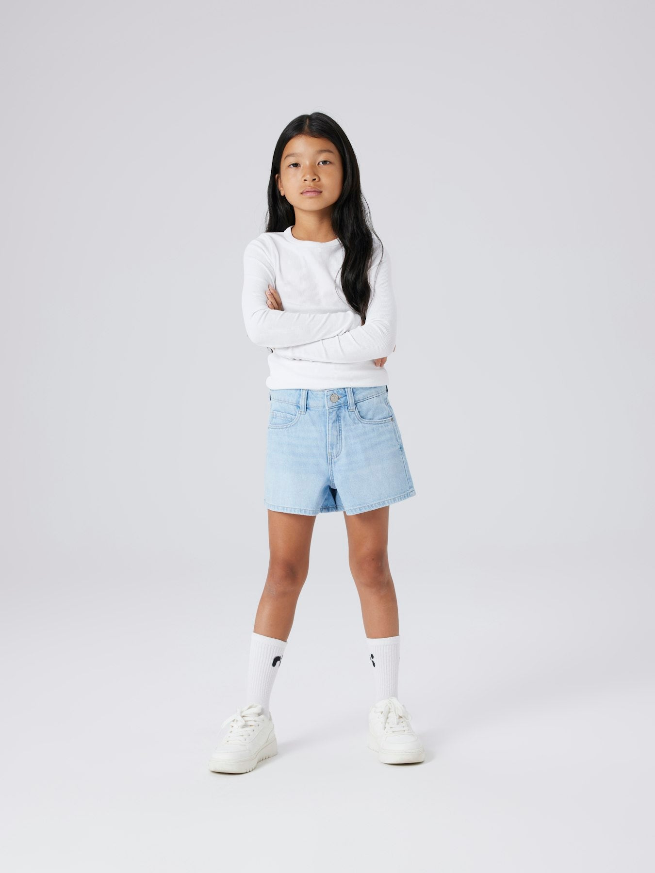 Jeansshorts Rose Ljus Tvätt Blå