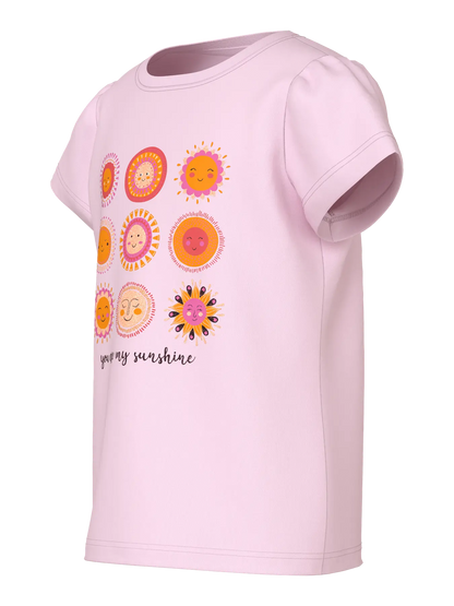 Topp Kortärmad Solar Vibeke Rosa