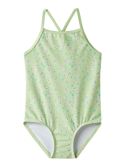 Baddräkt Zizla Blommor Grön