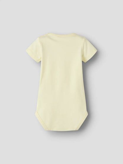 Body Kortärmad Fiane Fjärilar Körsbär Gul