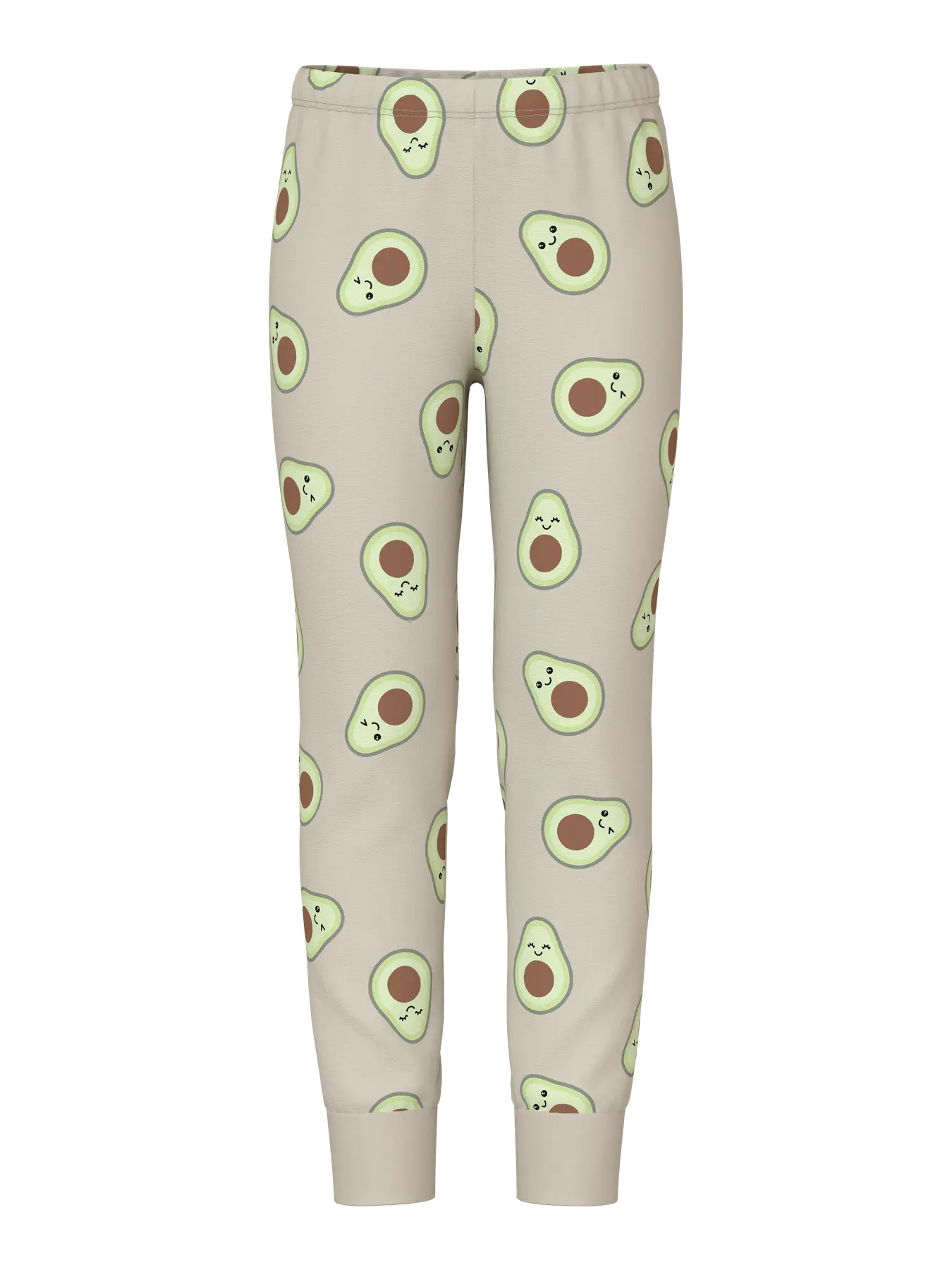 Pyjamas Långärmad Avocado K Beige