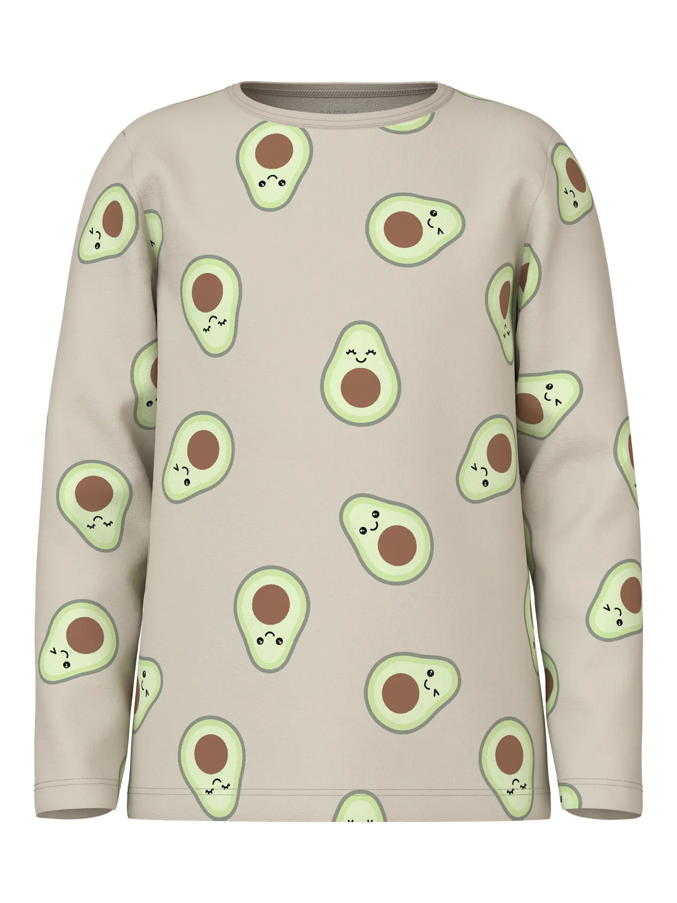 Pyjamas Långärmad Avocado K Beige