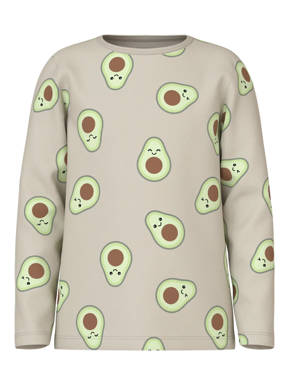 Pyjamas Långärmad Avocado K Beige