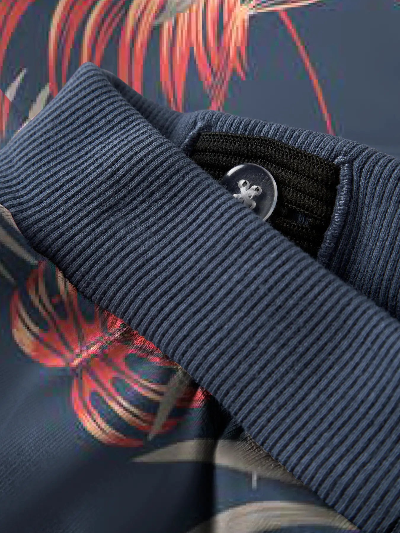 Sweatshorts Fluz M Mönstrade Blå