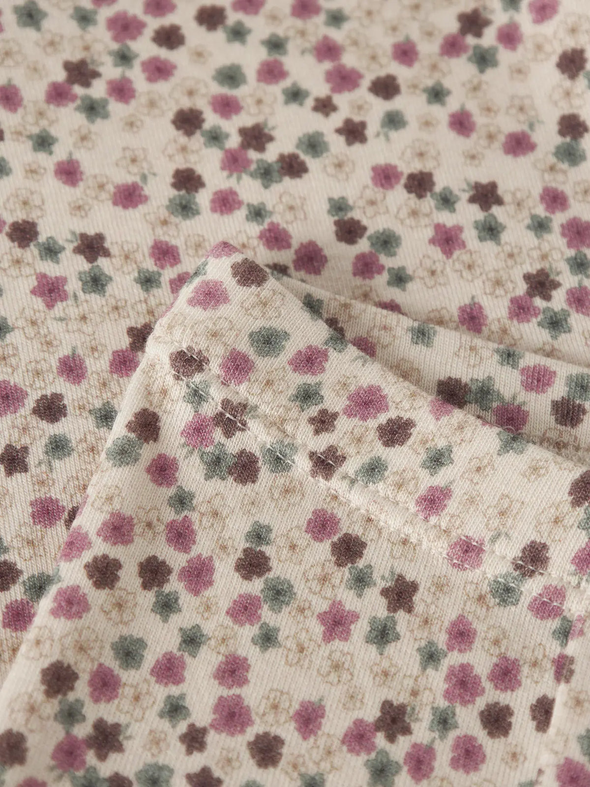 Leggings Blommor Lianna Beige