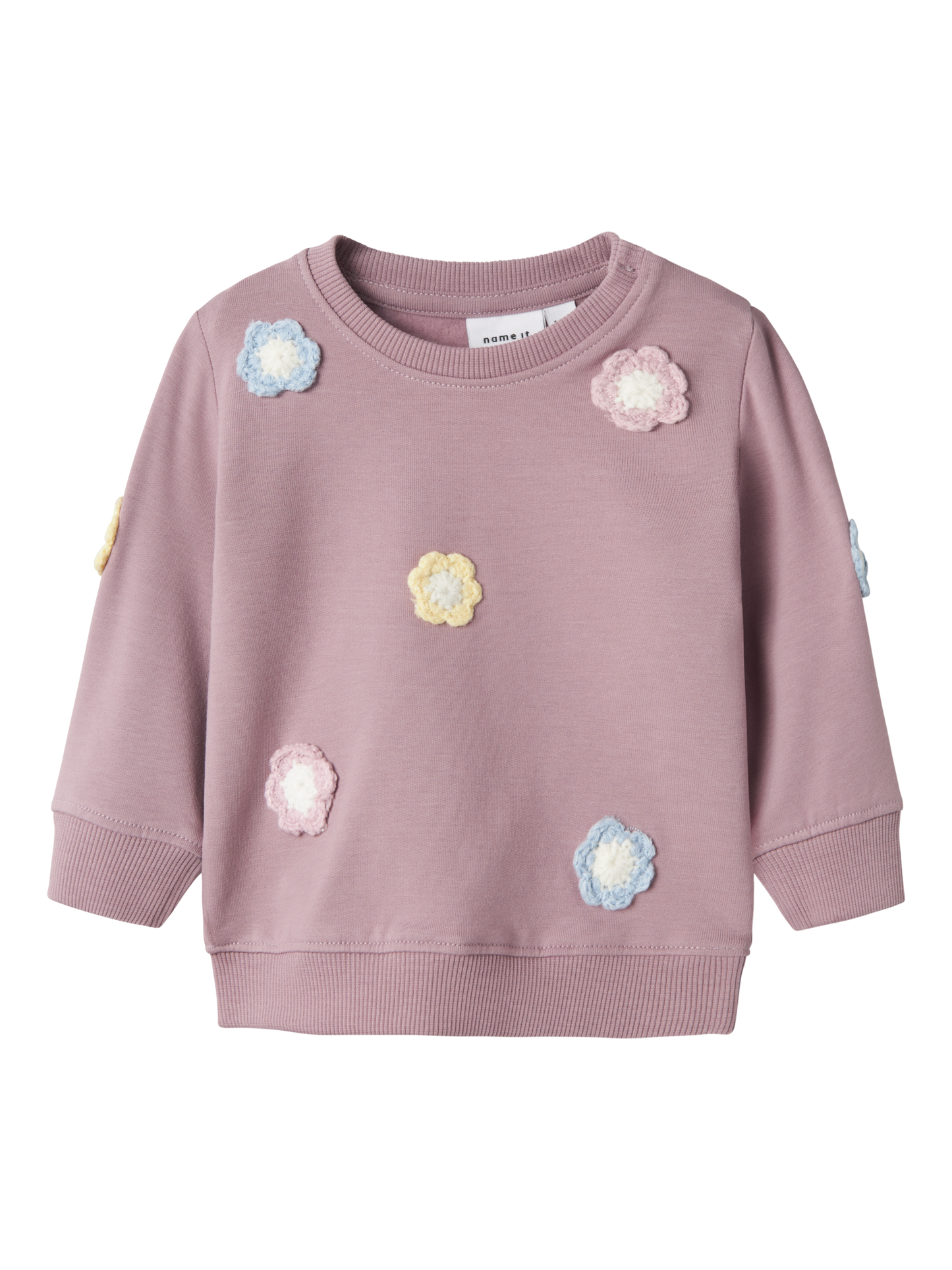 Sweattröja Tella Blommor Rosa