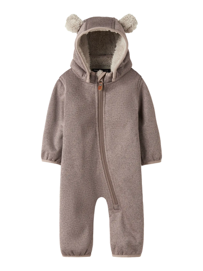Softshell Overall Vattentät Mada Teddyfoder Enfärgad Beige