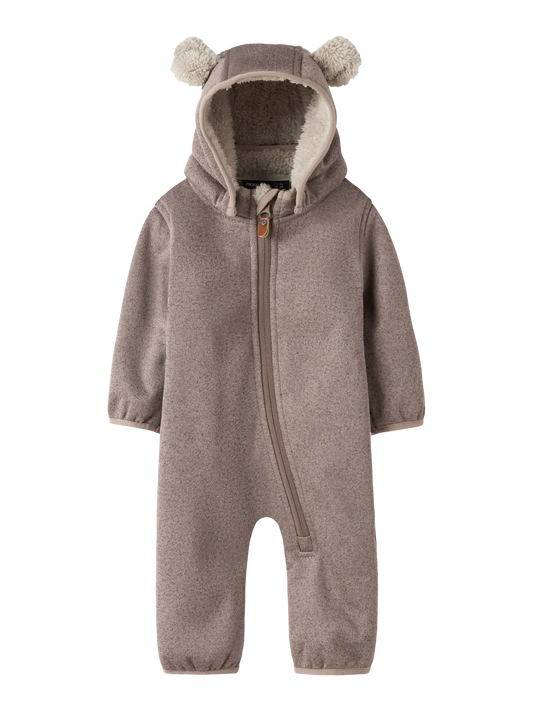 Softshell Overall Vattentät Mada Teddyfoder Enfärgad Beige