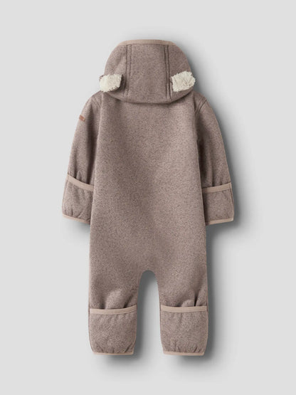 Softshell Overall Vattentät Mada Teddyfoder Enfärgad Beige