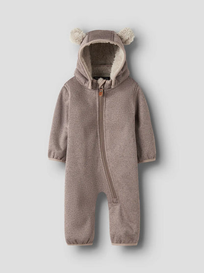 Softshell Overall Vattentät Mada Teddyfoder Enfärgad Beige