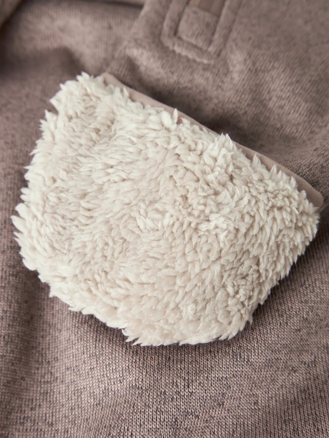 Softshell Overall Vattentät Mada Teddyfoder Enfärgad Beige