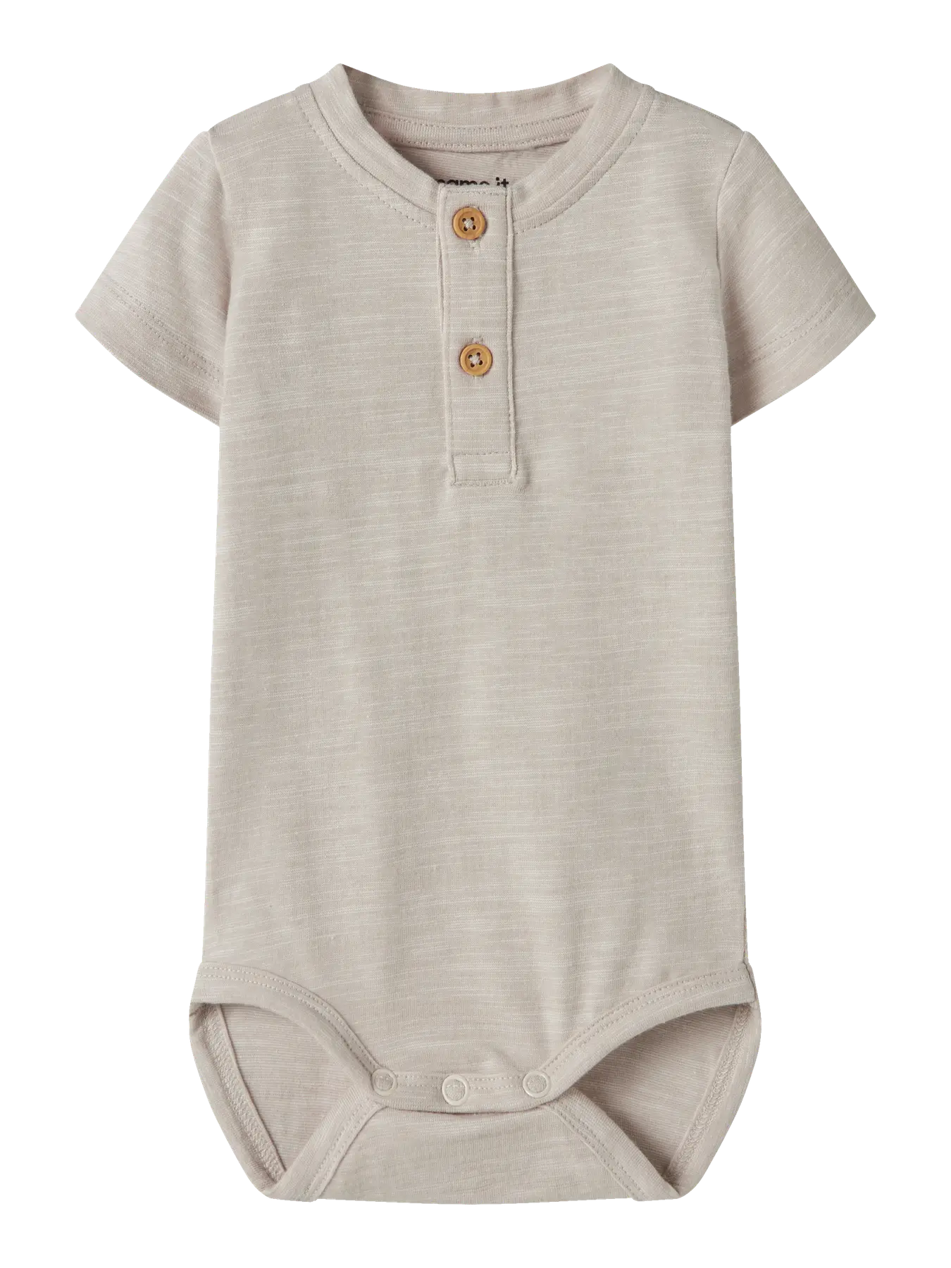 Body Jano Kortärmad Knappar Beige