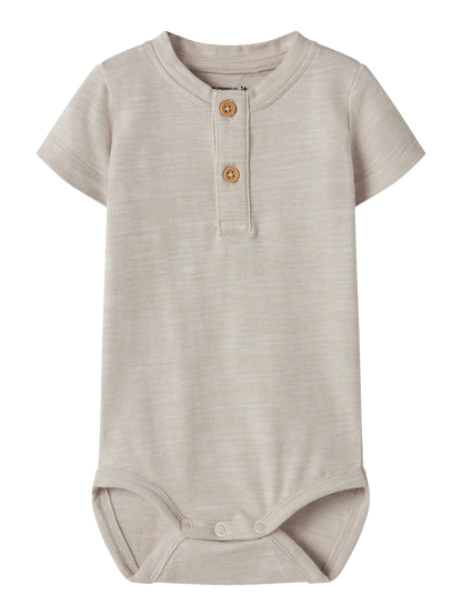 Body Jano Kortärmad Knappar Beige