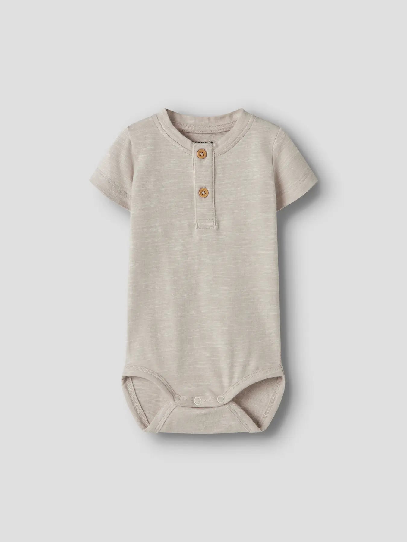 Body Jano Kortärmad Knappar Beige