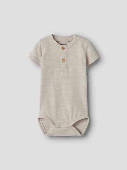 Body Jano Kortärmad Knappar Beige