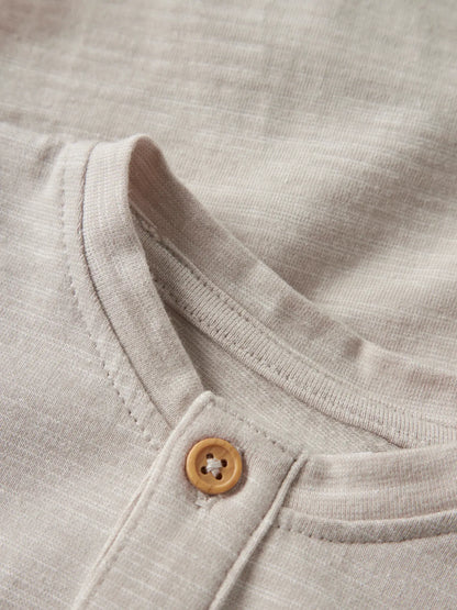 Body Jano Kortärmad Knappar Beige