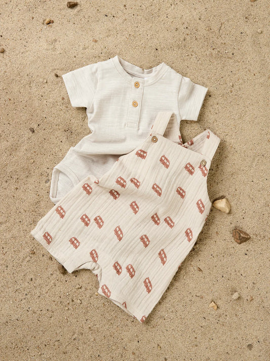 Body Jano Kortärmad Knappar Beige
